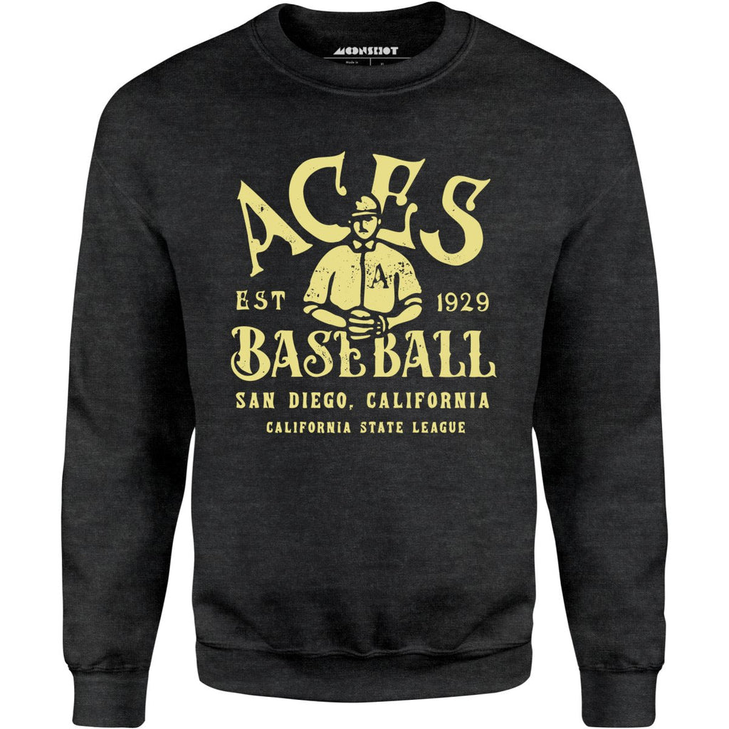 San Diego Aces - California - Vintage Defunct Baseball Teams - Unisex Sweatshirt