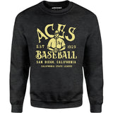 San Diego Aces - California - Vintage Defunct Baseball Teams - Unisex Sweatshirt
