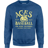 San Diego Aces - California - Vintage Defunct Baseball Teams - Unisex Sweatshirt