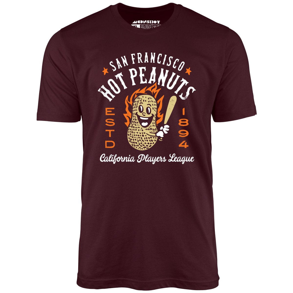 San Francisco Hot Peanuts - California - Vintage Defunct Baseball Teams - Unisex T-Shirt