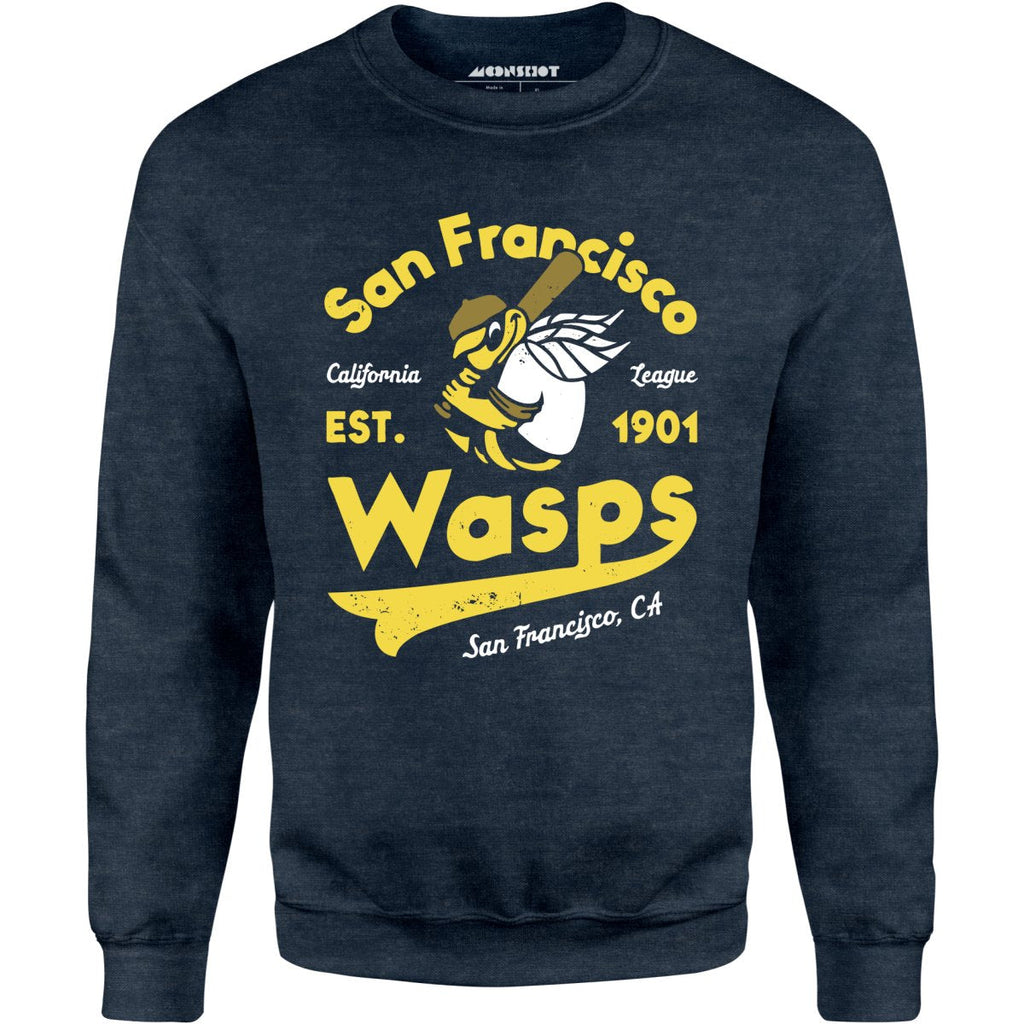 San Francisco Wasps - California - Vintage Defunct Baseball Teams - Unisex Sweatshirt