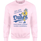 San Jose Dukes - California - Vintage Defunct Baseball Teams - Unisex Sweatshirt