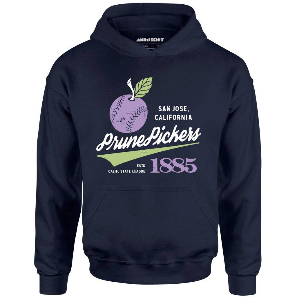 San Jose Prune Pickers - California - Vintage Defunct Baseball Teams - Unisex Hoodie