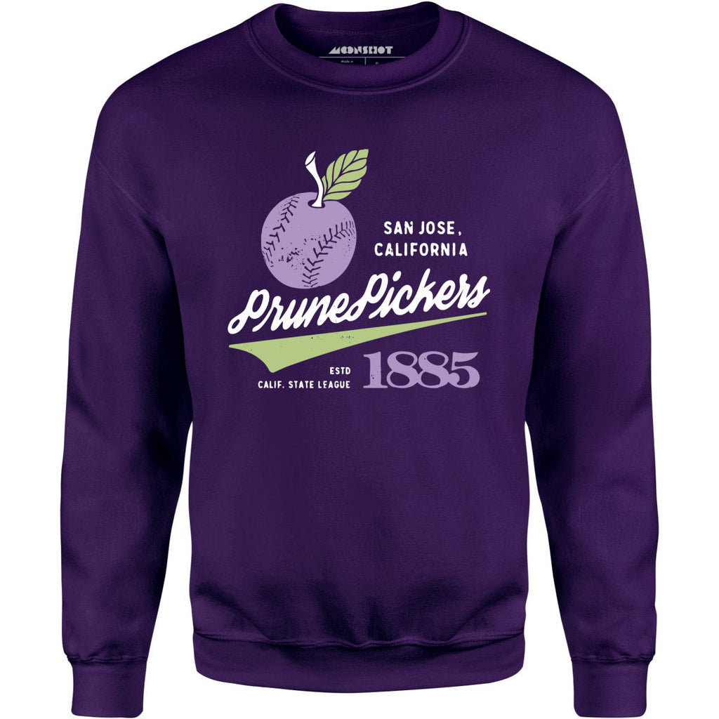 San Jose Prune Pickers - California - Vintage Defunct Baseball Teams - Unisex Sweatshirt