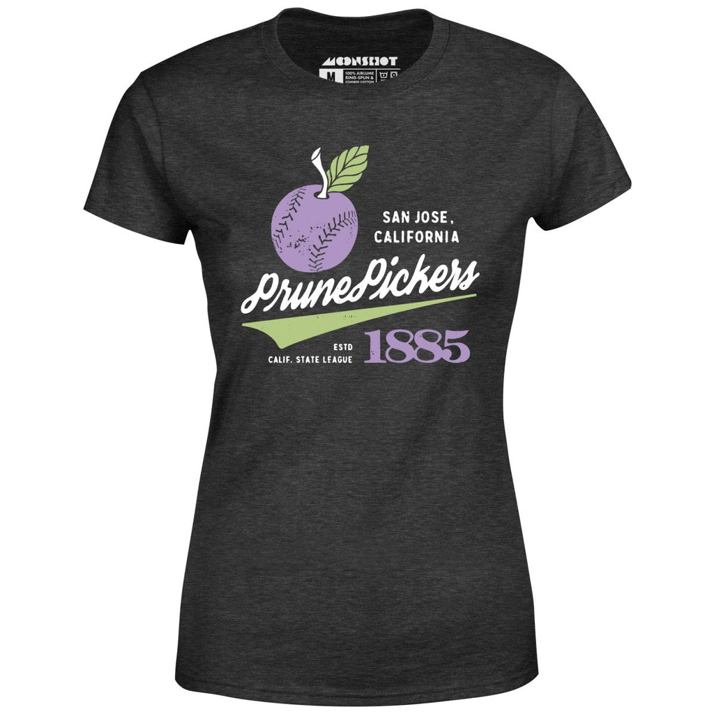 San Jose Prune Pickers - California - Vintage Defunct Baseball Teams - Women's T-Shirt