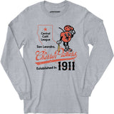 San Leandro Cherry Pickers - California - Vintage Defunct Baseball Teams - Long Sleeve T-Shirt