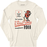 San Leandro Cherry Pickers - California - Vintage Defunct Baseball Teams - Long Sleeve T-Shirt