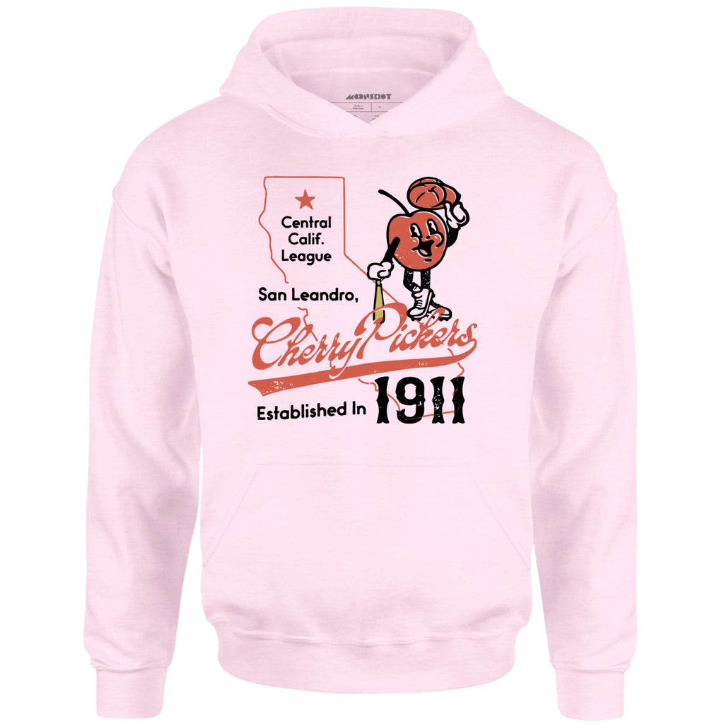 San Leandro Cherry Pickers - California - Vintage Defunct Baseball Teams - Unisex Hoodie