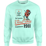 San Leandro Cherry Pickers - California - Vintage Defunct Baseball Teams - Unisex Sweatshirt