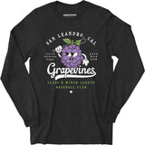 San Leandro Grapevines - California - Vintage Defunct Baseball Teams - Long Sleeve T-Shirt