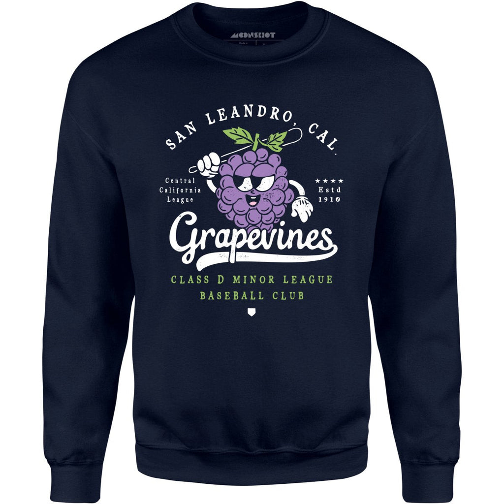 San Leandro Grapevines - California - Vintage Defunct Baseball Teams - Unisex Sweatshirt