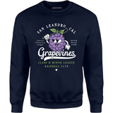 San Leandro Grapevines - California - Vintage Defunct Baseball Teams - Unisex Sweatshirt