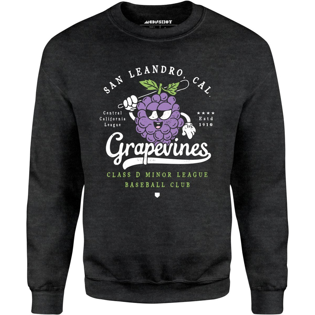 San Leandro Grapevines - California - Vintage Defunct Baseball Teams - Unisex Sweatshirt