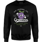 San Leandro Grapevines - California - Vintage Defunct Baseball Teams - Unisex Sweatshirt