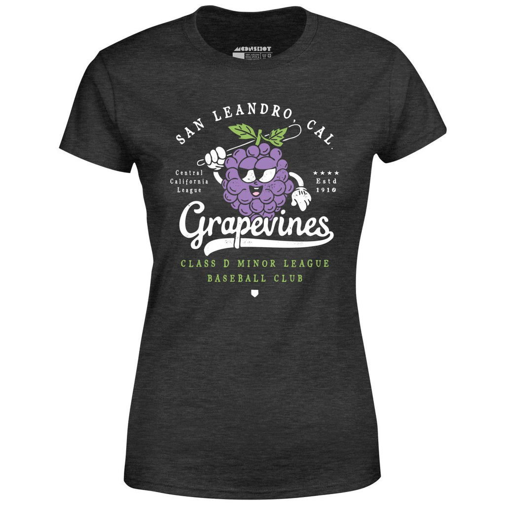 San Leandro Grapevines - California - Vintage Defunct Baseball Teams - Women's T-Shirt
