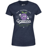 San Leandro Grapevines - California - Vintage Defunct Baseball Teams - Women's T-Shirt