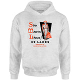 San Marcos Lanes - Santa Barbara, CA - Vintage Bowling Alley - Unisex Hoodie
