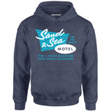 Sand & Sea Motel - Long Beach, CA - Vintage Motel - Unisex Hoodie