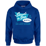 Sand & Sea Motel - Long Beach, CA - Vintage Motel - Unisex Hoodie