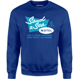 Sand & Sea Motel - Long Beach, CA - Vintage Motel - Unisex Sweatshirt