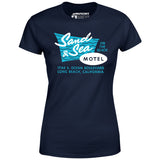 Sand & Sea Motel - Long Beach, CA - Vintage Motel - Women's T-Shirt