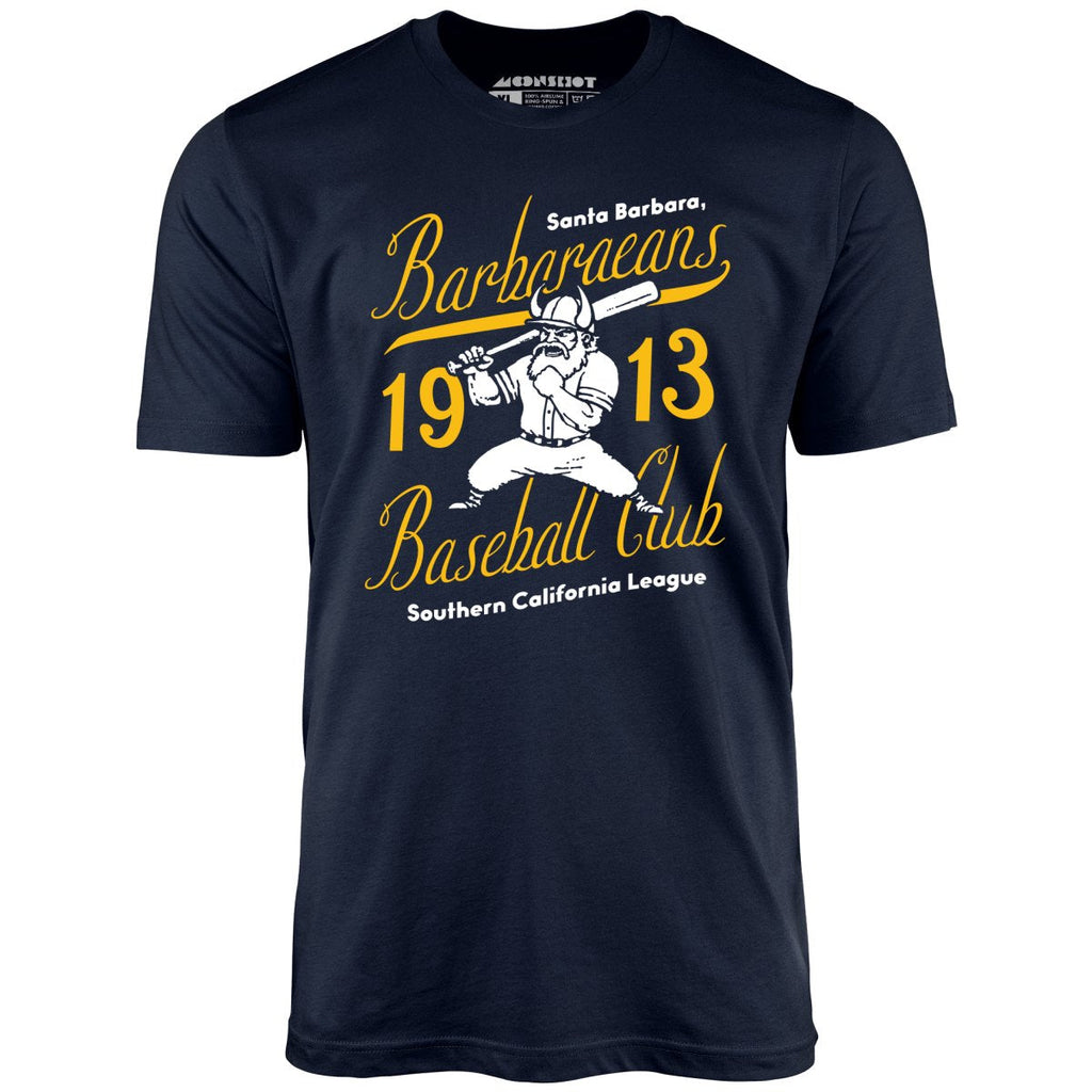Santa Barbara Barbaraeans - California - Vintage Defunct Baseball Teams - Unisex T-Shirt