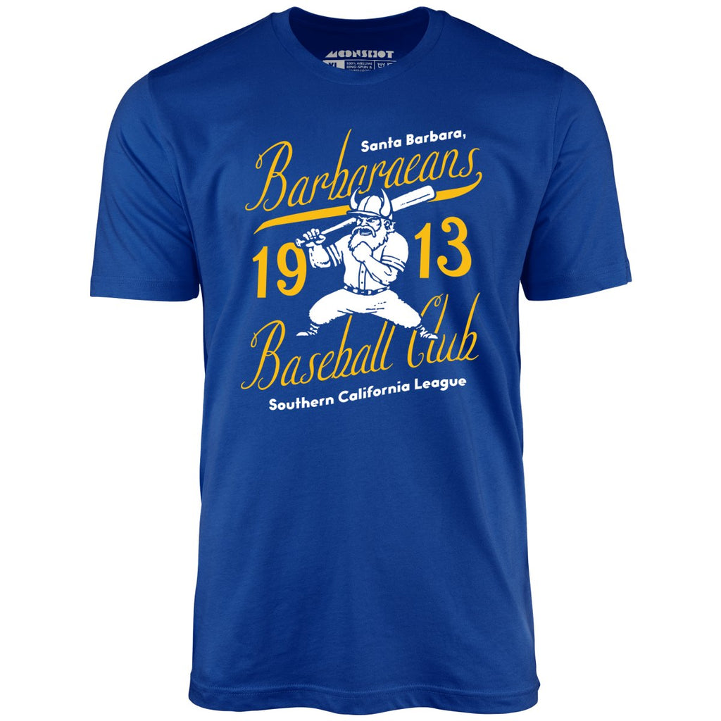 Santa Barbara Barbaraeans - California - Vintage Defunct Baseball Teams - Unisex T-Shirt