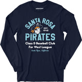 Santa Rosa Pirates - California - Vintage Defunct Baseball Teams - Long Sleeve T-Shirt