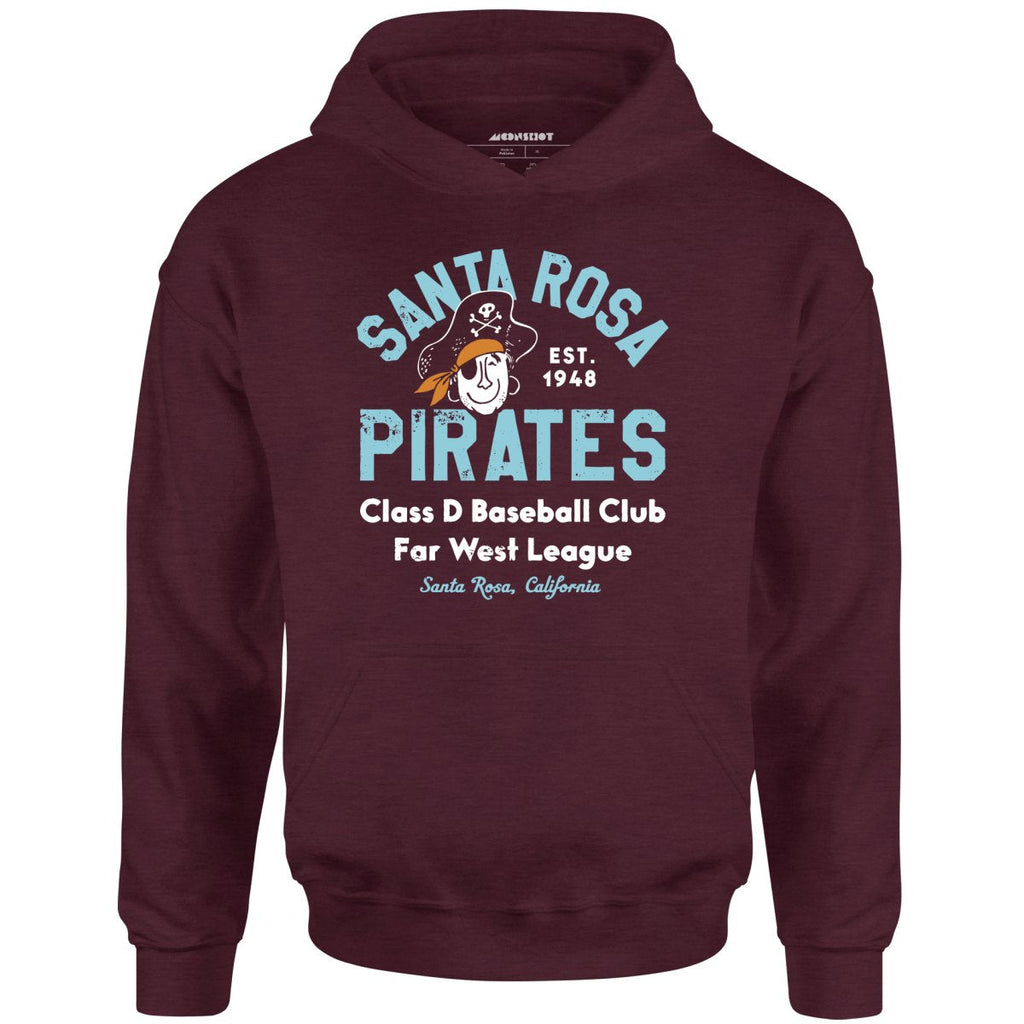 Santa Rosa Pirates - California - Vintage Defunct Baseball Teams - Unisex Hoodie