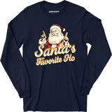 Santa's Favorite Ho - Long Sleeve T-Shirt