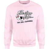 Saratoga Lanes - San Jose, CA - Vintage Bowling Alley - Unisex Sweatshirt