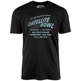 Satellite Bowl - Jamestown, NY - Vintage Bowling Alley - Unisex T-Shirt