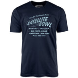 Satellite Bowl - Jamestown, NY - Vintage Bowling Alley - Unisex T-Shirt
