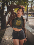 Saved By The Bell Bayside Logo Womens Crop Tee