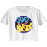 Saved By The Bell Sbtb Logo Womens Crop Tee
