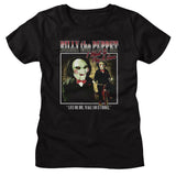 Saw - Two Image Square Womens T-Shirt