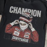 NICKI 'CHAMPION' F1 HEAVY BLACK T-SHIRT