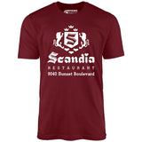 Scandia - West Hollywood, CA - Vintage Restaurant - Unisex T-Shirt