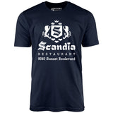 Scandia - West Hollywood, CA - Vintage Restaurant - Unisex T-Shirt