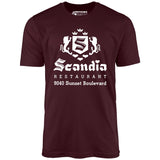 Scandia - West Hollywood, CA - Vintage Restaurant - Unisex T-Shirt