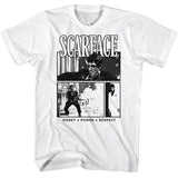 Scarface - Comic Background Boyfriend Tee