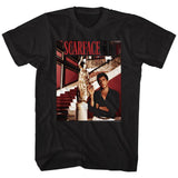 Scarface Statue Stairs Boyfriend Tee