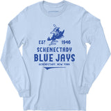 Schenectady Blue Jays - New York - Vintage Defunct Baseball Teams - Long Sleeve T-Shirt