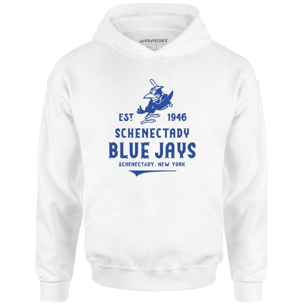 Schenectady Blue Jays - New York - Vintage Defunct Baseball Teams - Unisex Hoodie