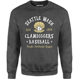 Seattle Clamdiggers - Washington - Vintage Defunct Baseball Teams - Unisex Sweatshirt