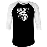 Sedagive! - 3/4 Sleeve Raglan T-Shirt