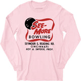 See-More Bowling - Cincinnati, OH - Vintage Bowling Alley - Long Sleeve T-Shirt