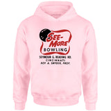 See-More Bowling - Cincinnati, OH - Vintage Bowling Alley - Unisex Hoodie