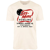 See-More Bowling - Cincinnati, OH - Vintage Bowling Alley - Unisex T-Shirt