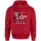 Seven Seas - Hollywood, CA - Vintage Tiki Bar - Unisex Hoodie